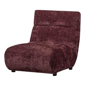 Sillón de terciopelo rojo