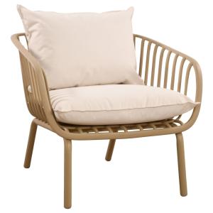 Sillón exterior tejido - polipropileno  78,5 x 80 cm