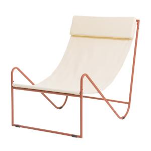 Sillón exterior tela terracota 61 x 76 cm