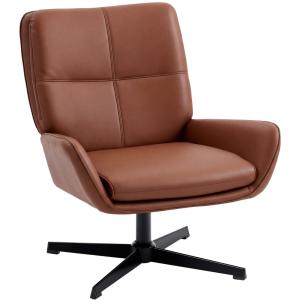 Sillón giratorio 70x80x82 cm marrón