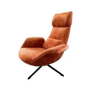 Sillón giratorio de terciopelo moderno