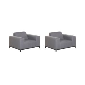 Sillón gris tela