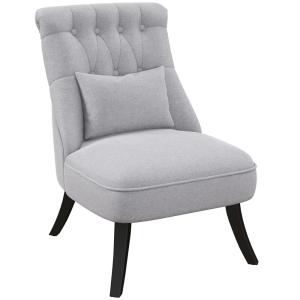 Sillón individual 52.5x69x77 cm gris