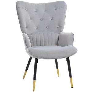 Sillón individual 68x72x103 cm gris