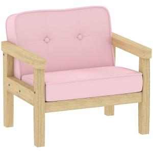 Sillón infantil 46.5x44x45 cm rosa