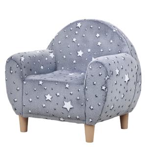 Sillón infantil 55x40x55 cm gris