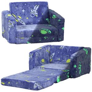 Sillón infantil azul 59 x 105 x 30.5 cm