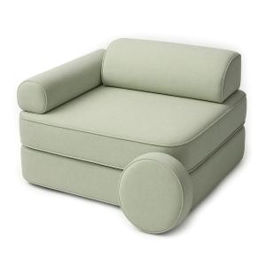 Sillón infantil modular suave de chenilla