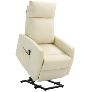 Sillón levanta personas 67x95x105 cm crema