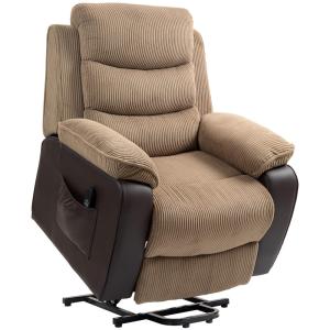 Sillón levanta personas 96x96x108 cm marrón
