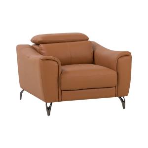 Sillón marrón piel
