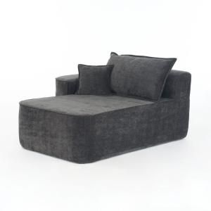 Sillón moderno de pana: sillón grande y cómodo