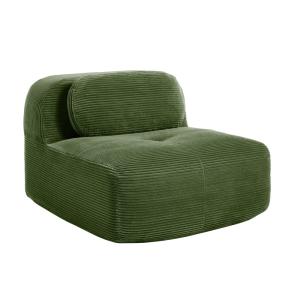Sillón modular en pana verde