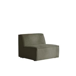 Sillón modular en tejido cámel