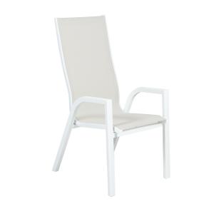 Sillón para exterior blanco