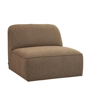 Sillón para sofá modular de tela - caramelo