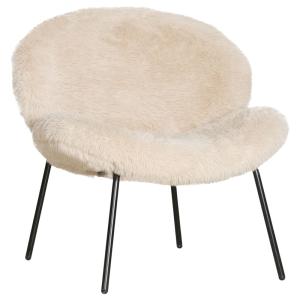 Sillón  piel de borrego beige