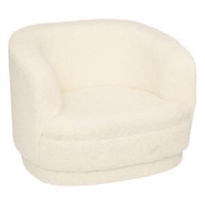 Sillon Poliéster blanco 45x41,5x36 cm