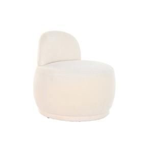 Sillon poliester borreguito blanco 66x66x66cm