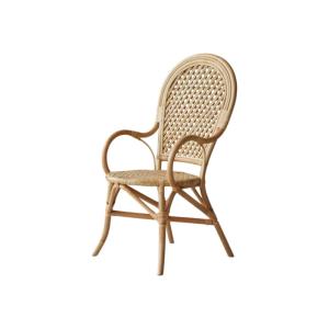 Sillón ratán en rota marius con apoyabrazos silla comedor t…