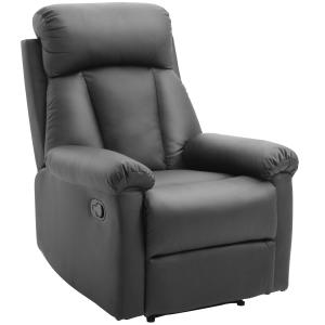 Sillón reclinable 80x97x107 cm negro