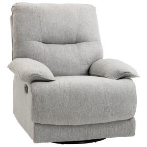 Sillón reclinable 89x98x101 cm gris