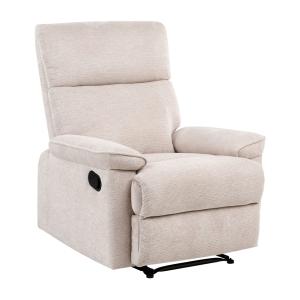 Sillón reclinable  Con reposapiés Tela Beige