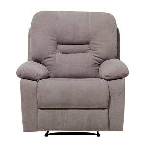 Sillón reclinable gris pardo tela
