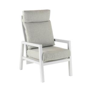 Sillón reclinable, reforzado blanco