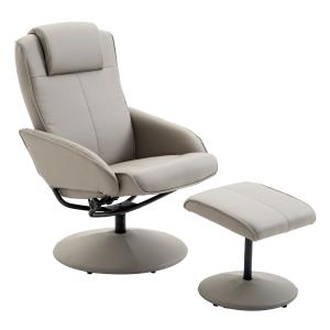 Sillón relax 78x67x98 cm gris
