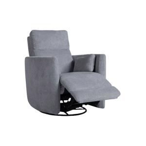 Sillón relax con apertura por palanca en tela gris 102 x 91…
