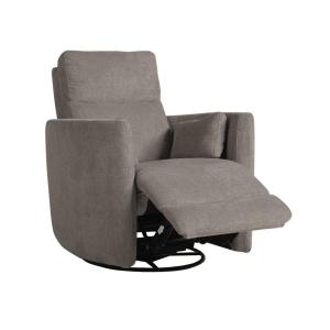 Sillón relax con apertura por palanca en tela marrón 102 x…