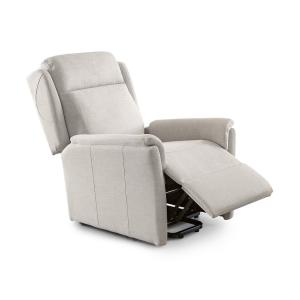 Sillón relax motorizado power lift  tapizado en tela beige