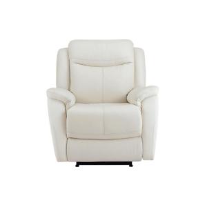 Sillón relax piel blanco