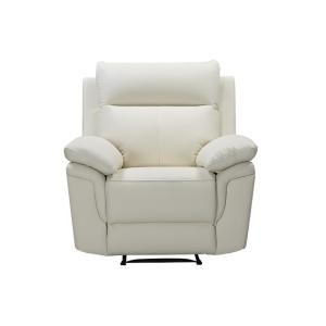 Sillón relax piel marfil
