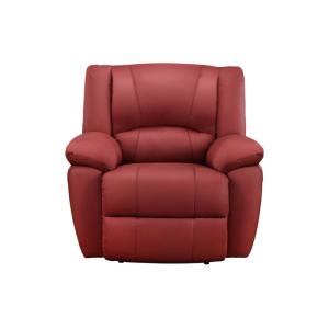 Sillón relax piel rojo
