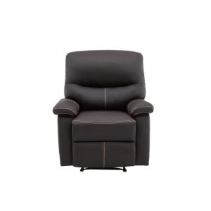Sillón relax piel sintética marrón
