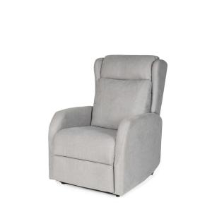 Sillón relax Power Lift 2 motor tapizado gris claro