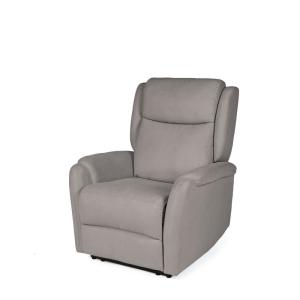 Sillón relax Power Lift 2 motor tapizado taupe