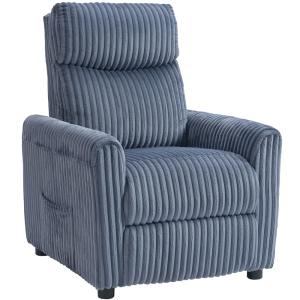 Sillón relax reclinable 73x86x100 cm azul