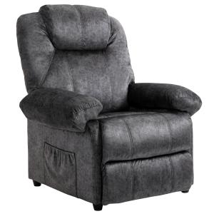 Sillón relax reclinable 88x91x108 cm negro