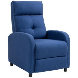 Sillón relax reclinable azul 67 x 87 x 98 cm