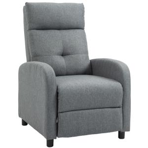 Sillón relax reclinable gris 67 x 87 x 98 cm