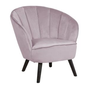 Sillón rosa terciopelo