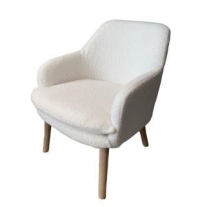 Sillón teddy de tela bucle