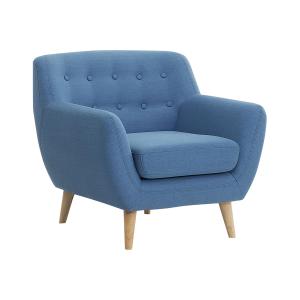 Sillón tela azul