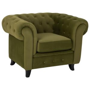Sillón verde 110x81x77h cm