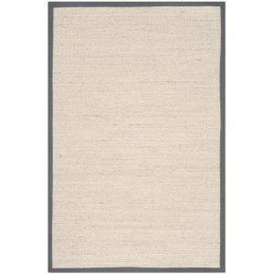 Sisal gris oscuro alfombra 120 x 180