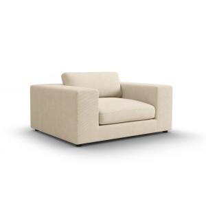 Sofá 1,5 plazas de pana beige claro