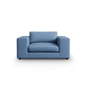 Sofá 1,5 plazas de tejido estructural azul oscuro